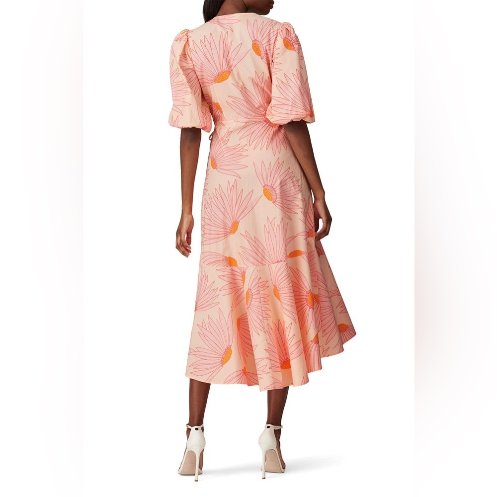 Size 2 - KATE SPADE - Grand Daisy Wrap Dress Rent the Runway RTR $378 msrp - Picture 2 of 11